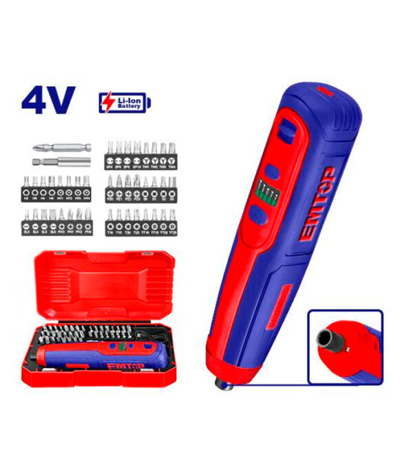 DESTORNILLADOR LITH 4V 5Nm EMT